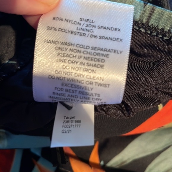 Shade & Shore Lowest Coverage One Piece Tropical Swim Suit - Picture 11 of 12